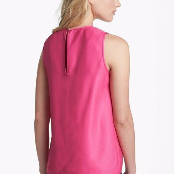KATE SPADE DENNI Embellished  Zinia PINK Top - Picture 3 of 4